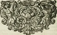 An illustration from Opera historica et philologica, sacra et profana. In quibus historia Boica, res augustanae, conversio & passio ss. martyrum Afrae, Hilariae, Dignae [et al.] ... continentur (1682)