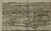 An illustration from Opera historica et philologica, sacra et profana. In quibus historia Boica, res augustanae, conversio & passio ss. martyrum Afrae, Hilariae, Dignae [et al.] ... continentur (1682)