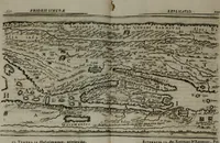 An illustration from Opera historica et philologica, sacra et profana. In quibus historia Boica, res augustanae, conversio & passio ss. martyrum Afrae, Hilariae, Dignae [et al.] ... continentur (1682)