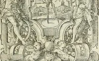 An illustration from Opera Ioan. Goropii Becani, hactenus in lucum non edita: nempe, Hermathena, Heiroglyphica, Vertumnus, Gallica, Francica, Hispanica (1580)