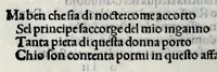 An illustration from Opera noua del preclarissimo messer Bernardo Accolti Aretino, scriptore apostolico & abreuiatore : zoe, soneti, capitoli, strãmoti, & vna comedia : con dui capitoli, vno in laude dela Madonna Laltro de la Fede (1519)