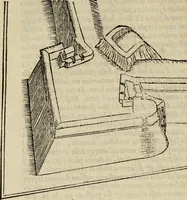 An illustration from Opera nvova di fortificare, offendere et difendere : et far gli alloggiamenti campali, secondo l'uso di guerra : aggiontovi nel fine vn trattato de gl'essamini de' bombardieri, & di far fuochi arteficiati : cosa molto vtile e dilettevole (1564)