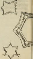 An illustration from Opera nvova di fortificare, offendere et difendere : et far gli alloggiamenti campali, secondo l'uso di guerra : aggiontovi nel fine vn trattato de gl'essamini de' bombardieri, & di far fuochi arteficiati : cosa molto vtile e dilettevole (1564)