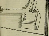 An illustration from Opera nvova di fortificare, offendere et difendere : et far gli alloggiamenti campali, secondo l'uso di guerra : aggiontovi nel fine vn trattato de gl'essamini de' bombardieri, & di far fuochi arteficiati : cosa molto vtile e dilettevole (1564)