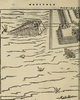 An illustration from Opera nvova di fortificare, offendere et difendere : et far gli alloggiamenti campali, secondo l'uso di guerra : aggiontovi nel fine vn trattato de gl'essamini de' bombardieri, & di far fuochi arteficiati : cosa molto vtile e dilettevole (1564)