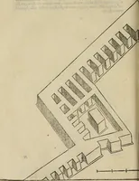 An illustration from Opera nvova di fortificare, offendere et difendere : et far gli alloggiamenti campali, secondo l'uso di guerra : aggiontovi nel fine vn trattato de gl'essamini de' bombardieri, & di far fuochi arteficiati : cosa molto vtile e dilettevole (1564)