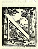 An illustration from Opere di Orontio Fineo del Delfinato : diuise in cinque parti - arimetica, geometria, cosmografia, & oriuoli (1587)