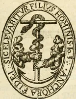 An illustration from Opervm moralivm et civilivm tomus. Qui continet Historiam regni Henrici Septimi, regis Angliae. Sermones fideles, sive Interiora rerum. Tractatum de sapientia veterum. Dialogum de bello sacro. Et Novam Atlantidem. Ab ipso honoratissimo auctore, praeterquam in paucis, latinitate donatus (1638)
