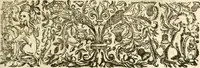 An illustration from Opervm moralivm et civilivm tomus. Qui continet Historiam regni Henrici Septimi, regis Angliae. Sermones fideles, sive Interiora rerum. Tractatum de sapientia veterum. Dialogum de bello sacro. Et Novam Atlantidem. Ab ipso honoratissimo auctore, praeterquam in paucis, latinitate donatus (1638)