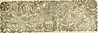 An illustration from Opervm moralivm et civilivm tomus. Qui continet Historiam regni Henrici Septimi, regis Angliae. Sermones fideles, sive Interiora rerum. Tractatum de sapientia veterum. Dialogum de bello sacro. Et Novam Atlantidem. Ab ipso honoratissimo auctore, praeterquam in paucis, latinitate donatus (1638)