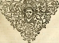 An illustration from Opervm moralivm et civilivm tomus. Qui continet Historiam regni Henrici Septimi, regis Angliae. Sermones fideles, sive Interiora rerum. Tractatum de sapientia veterum. Dialogum de bello sacro. Et Novam Atlantidem. Ab ipso honoratissimo auctore, praeterquam in paucis, latinitate donatus (1638)