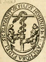 An illustration from Opervm moralivm et civilivm tomus. Qui continet Historiam regni Henrici Septimi, regis Angliae. Sermones fideles, sive Interiora rerum. Tractatum de sapientia veterum. Dialogum de bello sacro. Et Novam Atlantidem. Ab ipso honoratissimo auctore, praeterquam in paucis, latinitate donatus (1638)