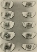 An illustration from Ophthalmic lenses and accessories; lenses, frames, magnifiers and readers .. (1916)