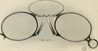 An illustration from Ophthalmic lenses and accessories; lenses, frames, magnifiers and readers .. (1916)
