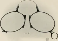 An illustration from Ophthalmic lenses and accessories; lenses, frames, magnifiers and readers .. (1916)