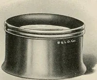 An illustration from Ophthalmic lenses and accessories; lenses, frames, magnifiers and readers .. (1916)