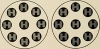 An illustration from Ophthalmic lenses and accessories; lenses, frames, magnifiers and readers .. (1916)
