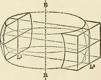 An illustration from Ophthalmic lenses, dioptric formulae for combined cylindrical lenses : the prism-dioptry, and other optical papers (1900)