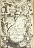 An illustration from O principe dos patriarcas S. Bento : ... de sua vida, discursada em emprezas politicas e predicaueis (1683)
