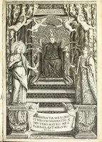 Picture 2 of 33 from O principe dos patriarcas S. Bento : ... de sua vida, discursada em emprezas politicas e predicaueis (1683), leaf 9