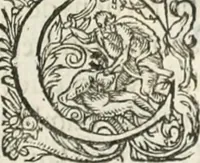 An illustration from O principe dos patriarcas S. Bento : primeiro[-segundo] tomo de sua vida (1683)