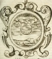 An illustration from O principe dos patriarcas S. Bento : primeiro[-segundo] tomo de sua vida (1683)