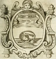 An illustration from O principe dos patriarcas S. Bento : primeiro[-segundo] tomo de sua vida (1683)