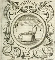 An illustration from O principe dos patriarcas S. Bento : primeiro[-segundo] tomo de sua vida (1683)