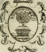 An illustration from O principe dos patriarcas S. Bento : primeiro[-segundo] tomo de sua vida (1683)