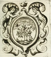 An illustration from O principe dos patriarcas S. Bento : primeiro[-segundo] tomo de sua vida (1683)