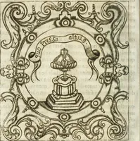 An illustration from O principe dos patriarcas S. Bento : primeiro[-segundo] tomo de sua vida (1683)