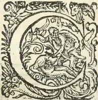 An illustration from O principe dos patriarcas S. Bento : primeiro[-segundo] tomo de sua vida (1683)