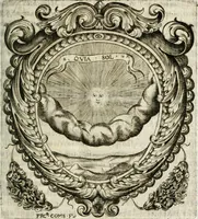 An illustration from O principe dos patriarcas S. Bento : primeiro[-segundo] tomo de sua vida (1683)