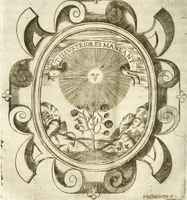 An illustration from O principe dos patriarcas S. Bento : primeiro[-segundo] tomo de sua vida (1683)