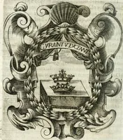 An illustration from O principe dos patriarcas S. Bento : primeiro[-segundo] tomo de sua vida (1683)