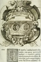 An illustration from O principe dos patriarcas S. Bento : primeiro[-segundo] tomo de sua vida (1683)