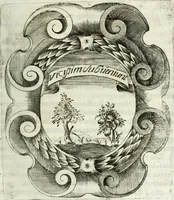 An illustration from O principe dos patriarcas S. Bento : primeiro[-segundo] tomo de sua vida (1683)