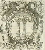 An illustration from O principe dos patriarcas S. Bento : primeiro[-segundo] tomo de sua vida (1683)