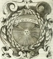 An illustration from O principe dos patriarcas S. Bento : primeiro[-segundo] tomo de sua vida (1683)