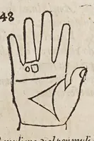 Picture 25 of 46 from Opus mathematicum octo libros complectens, : innumeris propemodum figuris idealibus manuum et physiognomiae, aliisque adornatum, quorum sex priores libri absolutissimae cheiromantiae theoricam, praxim, doctrinam, artem, & experientiam verissimam continent. Septimus physiognomiae dispositionem, hominʹumque omnium qualitates & complexiones. Octauus periaxiomata de faciebus signorum, & quid sol in vnaquaque domo existens, natis polliceatur. Remedia quoque omnium ægritudinum complectitur. Et naturalem astrologiam atq[ue] effectus lunae quoad diuersas ægritudines. Item isagogen astrologiæ iudiciariae, & totius diuinatricis artis encomia. Omnibus matheseos, cheiromantiae, philosophiae, & medicinæ studiosis vtiles ac necessarij. (1583), leaf 259