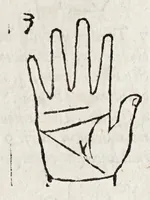 An illustration from Opvs mathematicvm octo libros complectens : innvmeris propemodvm figvris idealibvs manvvm et physiognomiae, aliisqve adornatvm, qvorvm sex priores libri absolutissimae cheiromantiae theoricam, praxim, doctrinam, artem, & experientiam verissimam continent : septimus physiognomiae dispositionem, hominumque omnium qualitates & complexiones : octauus periaxiomata de faciebus signorum, & quid sol in vnaquaque domo existens, natis polliceatur : remedia quoq; omnium aegritudinum complectitur : et naturalem astrologiam atq; effectus lunae quoad diuersas aegritudines : item isagogen astrologiae iudiciariae, & totius diuinatricis artis encomia ... (1562)