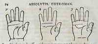 Picture 3 of 38 from Opvs mathematicvm octo libros complectens : innvmeris propemodvm figvris idealibvs manvvm et physiognomiae, aliisqve adornatvm, qvorvm sex priores libri absolutissimae cheiromantiae theoricam, praxim, doctrinam, artem, & experientiam verissimam continent : septimus physiognomiae dispositionem, hominumque omnium qualitates & complexiones : octauus periaxiomata de faciebus signorum, & quid sol in vnaquaque domo existens, natis polliceatur : remedia quoq; omnium aegritudinum complectitur : et naturalem astrologiam atq; effectus lunae quoad diuersas aegritudines : item isagogen astrologiae iudiciariae, & totius diuinatricis artis encomia ... (1562), leaf 90