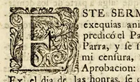 Picture 3 of 5 from Oracion funebre en las annuales honras, que por mandado, y reales expensas de nuestro catholico rey, y señor Carlos II. Se celebraron en las casa professa de la Compañia de Jesus de Mexico, por los soldados, que han muerto en defensa de las catholicas armas de España. (1696), leaf 19