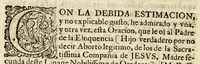 Picture 4 of 5 from Oracion funebre en las annuales honras, que por mandado, y reales expensas de nuestro catholico rey, y señor Carlos II. Se celebraron en las casa professa de la Compañia de Jesus de Mexico, por los soldados, que han muerto en defensa de las catholicas armas de España. (1696), leaf 22