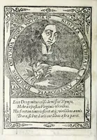 An illustration from Oraculos delas doçe sibilas, profetisas de Christo n[uest]ro Señor entre los gentiles (1621)