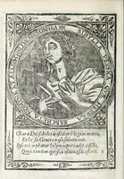 An illustration from Oraculos delas doçe sibilas, profetisas de Christo n[uest]ro Señor entre los gentiles (1621)