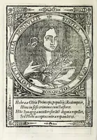 Picture 4 of 16 from Oraculos delas doçe sibilas, profetisas de Christo n[uest]ro Señor entre los gentiles (1621), leaf 42