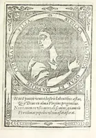 An illustration from Oraculos delas doçe sibilas, profetisas de Christo n[uest]ro Señor entre los gentiles (1621)