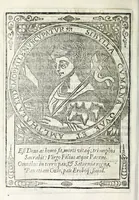 An illustration from Oraculos delas doçe sibilas, profetisas de Christo n[uest]ro Señor entre los gentiles (1621)