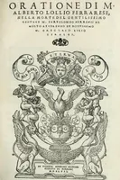 An illustration from Oratione di m. Alberto Lollio ferrarese, nella morte del gentilissimo giouane m. Bartolomeo Ferrino .. (1547)